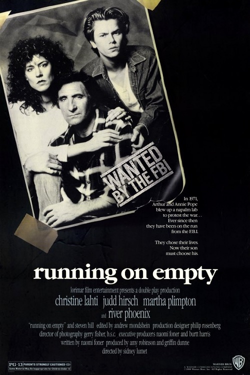 Running on Empty movie poster